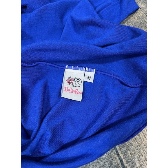 Dollys Bow Anna Princess Women’s Tank Top Size Medium, Blue With Pink Bow! - Picture 3 of 6